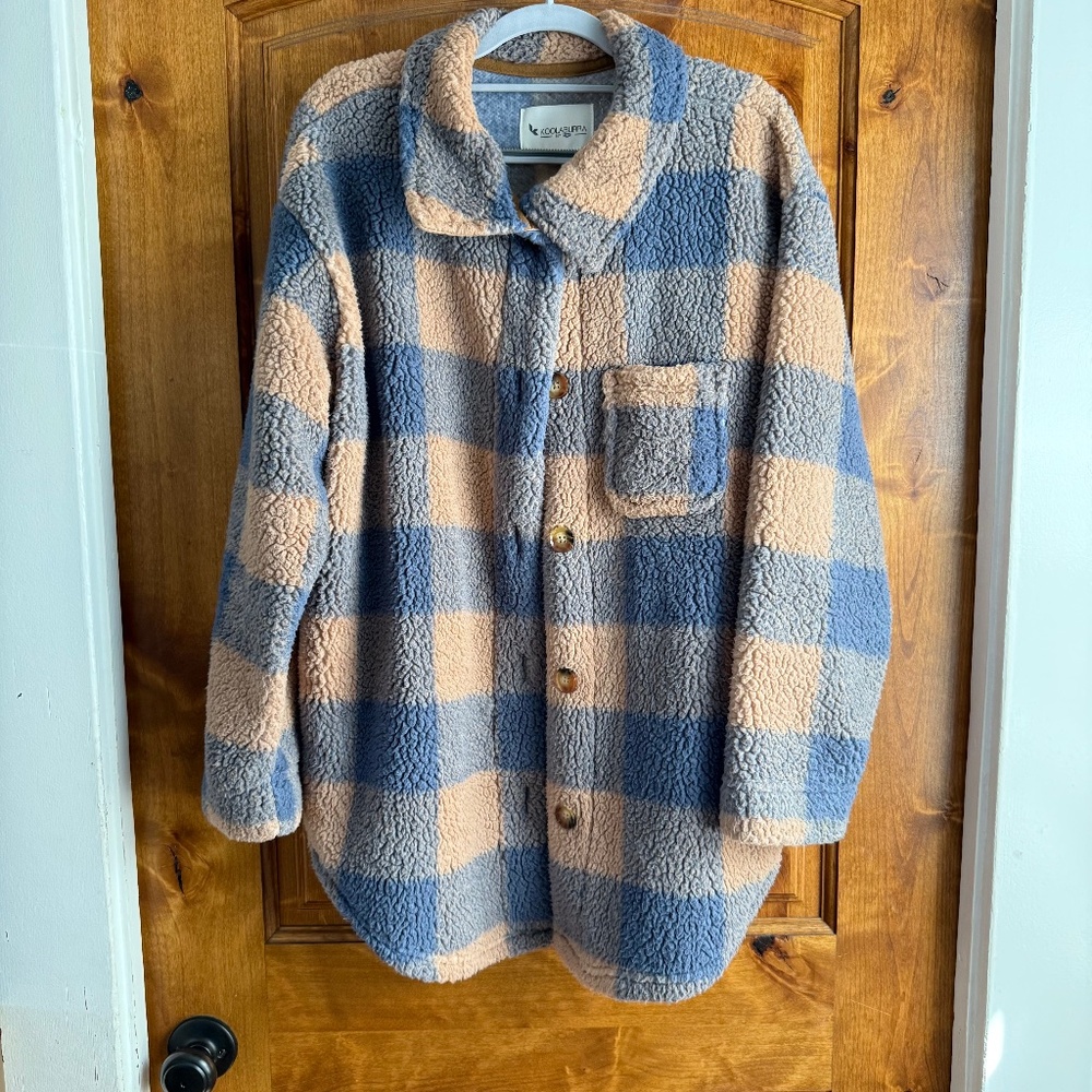 Kookaburra By Ugg Women Plaid Sherpa Jacket